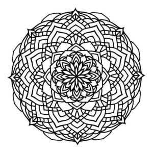 doodle monochrome lace mandala pattern 292734 330 -