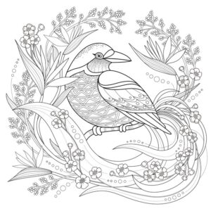 graceful bird coloring page exquisite style 281653 702 -