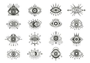 mystical eyes symbols set 146957 972 1 -