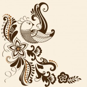 vector illustration mehndi ornament traditional indian style ornamental floral elements henna tattoo stickers mehndi yoga design cards prints abstract floral vector illustration 1217 413 -