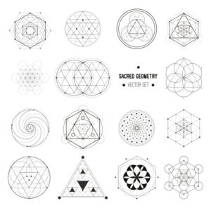 vector set sacred geometry symbols 116958 86 -