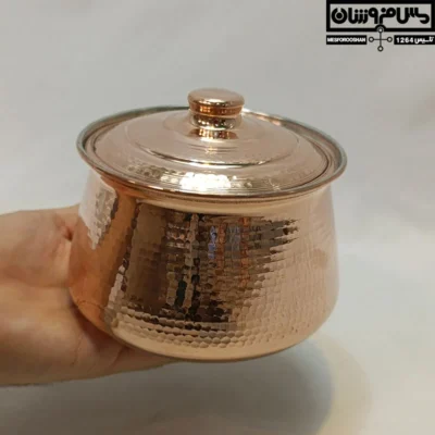 دیگچه مسی سیسمونی سایز 1 مدل تالاک