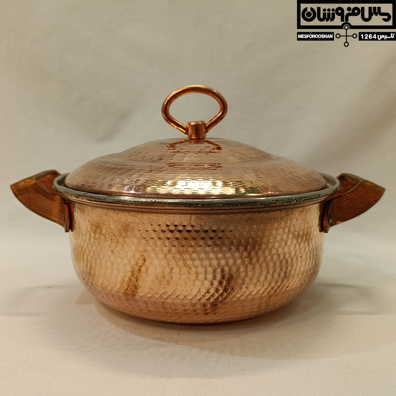 ماهیتابه مسی مدل میگو 2 |