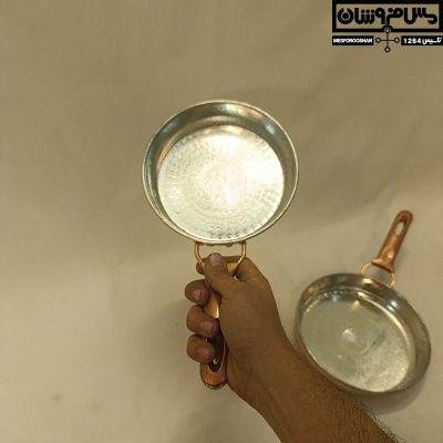 طراحی ارگونومیک دستگیره ماهیتابه مسی مدل آسنات برای راحتی کاربر