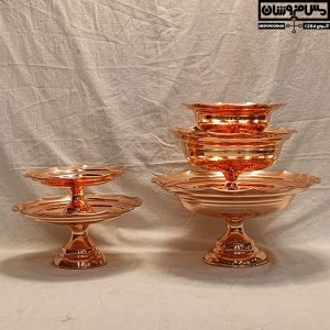 ظروف پذیرایی مسی چکشی مدل کولاک _ میوه خوری جدید _ ظروف مسی پذیرایی _ عکس میوه خوری مسی _ ضروف مسی پذیرایی چکشی