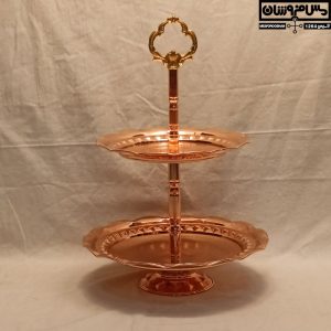 شیرینی خوری مسی 2 طبقه الماسی مدل تقدیم_ خرید شیرینی خوری مسی _ قیمت شیرینی خوری مسی_ شیرینی خوری مسی 2 طبقه _ شیرینی خوری مسی کروم _ شیرینی خوری مسی نانو _ شیرینی خوری مسی سفید