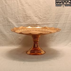 شیرینی خوری مسی تک پایه نقشدار مدل هنری _ شیرینی خوری مسی جدید _ ظروف پذیرایی مسی مدرن _ عکس شیرینی خوری مسی _ سرویس پذیرایی مسی تک پایه_ سرویس پذیرایی مسی شیک
