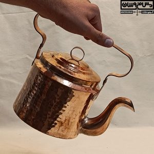 کتری مسی دستساز | سایز 1 | مدل چوپانی