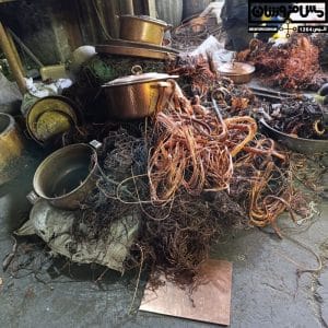 خریدار قابلمه مسی دست دوم و ضایعات مس ذوبی و ضایعات مس کابلی به قیمت روز