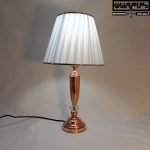 آباژور مسی با پایه حکاکی شده