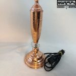 نمای نزدیک پایه آباژور مسی مدل شبتاب