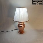 چراغ خواب مسی مدل شفق با نور یکنواخت