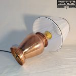چراغ خواب مسی با پایه گرد و مستحکم