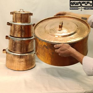 قابلمه مسی دستساز مدل پوران مس فروشان 55 |
