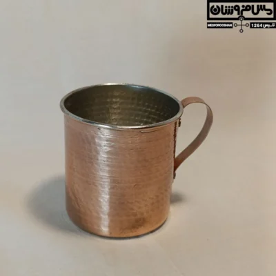 لیوان مسی دست‌ساز مناسب سرو نوشیدنی سنتی