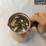 پارچ مسی با طراحی چندضلعی خاص و متفاوت