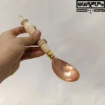 قاشق آجیل خوری مسی مدل بادوم