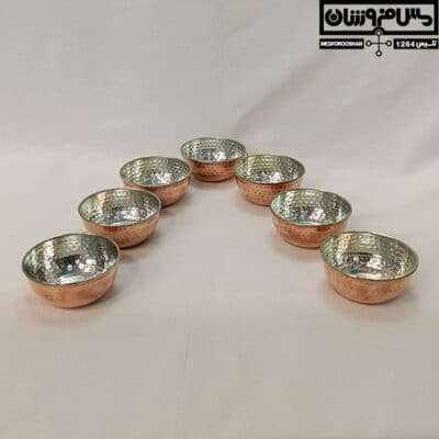 هفت‌سین مسی سنتی چکشی زنجان مدل همدم