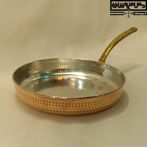 تابه مسی مدل یاسر با قلع‌کاری داخلی براق