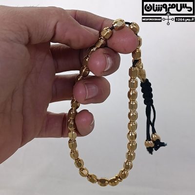 تسبیح برنجی شیک دست‌ساز با کیفیت عالی مناسب خرید تسبیح برنجی