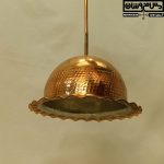 لوستر مسی مدل تابان با سطح چکشکاری شده و جلا داده شده