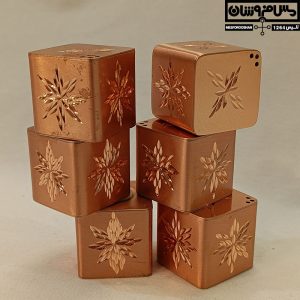 نمکدان مسی مدل تاس 27 |