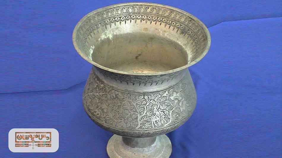  قدمت ظروف مسی در زنجان