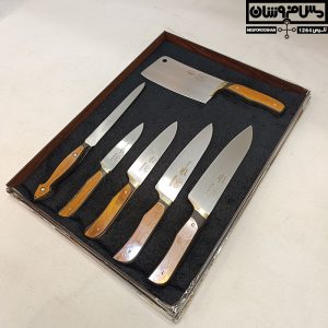 سرویس 6 تایی چاقو و ساطور آشپزخانه زنجان ست تایگر 2 |
