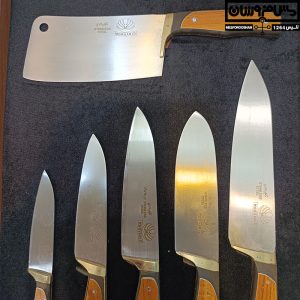 سرویس 6 تایی چاقو و ساطور آشپزخانه زنجان ست نیش 7 |