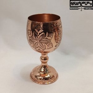 ست گیلاس مسی ۶ تایی الماس تراش مدل سرداش 11 |