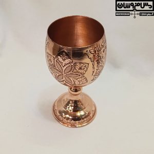 ست گیلاس مسی ۶ تایی الماس تراش مدل سرداش 14 |