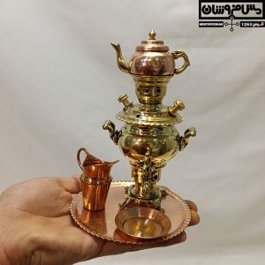 سماور سیسمونی برنجی و مسی پرداز مدل هالینا 20 |