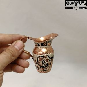 سماور سیسمونی مسی نقره کوب مدل مارجین 35 |