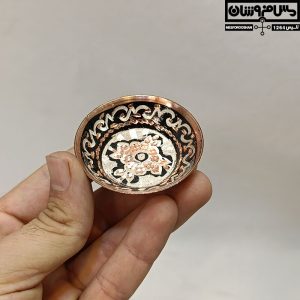 سماور سیسمونی مسی نقره کوب مدل مارجین 38 |