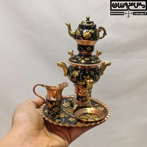 سماور سیسمونی مسی پرداز مدل زخرف 5 |