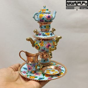 سماور سیسمونی مسی پرداز مدل گلمینا 10 |