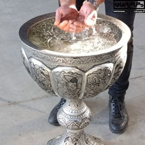 سنگاب مسی قلمزنی دستساز زنجان |