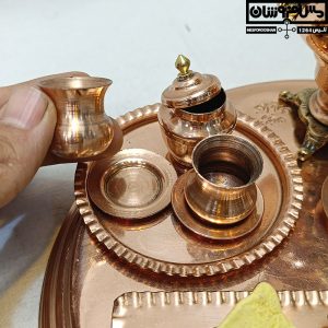 سیسمونی مسی نقره‌کوب مدل صبونه 1 |