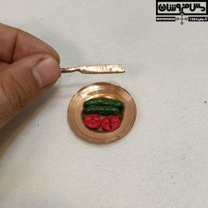 سیسمونی مسی نقره‌کوب مدل صبونه 20 |