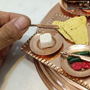سیسمونی مسی نقره‌کوب مدل صبونه 3 |