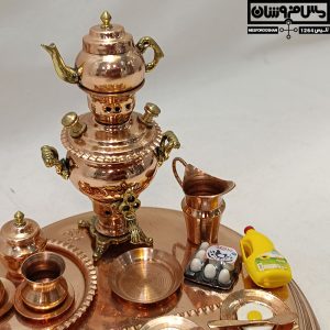 سیسمونی مسی نقره‌کوب مدل صبونه 39 |