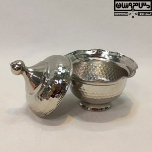 قندان مسی آبکاری کروم مدل صوران 1 |