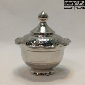 قندان مسی آبکاری کروم مدل صوران 18 |
