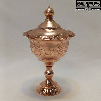 قندان مسی مدل پولیچ