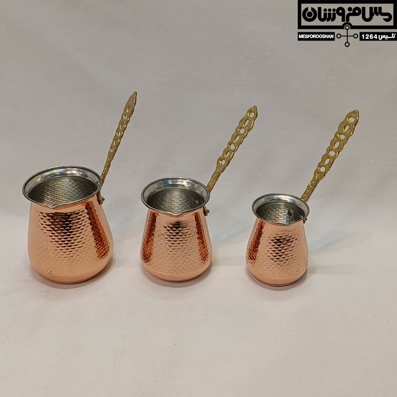 قهوه جوش مسی مدل مانینا (25) قهوه جوش مسی مدل مانینا 25 |