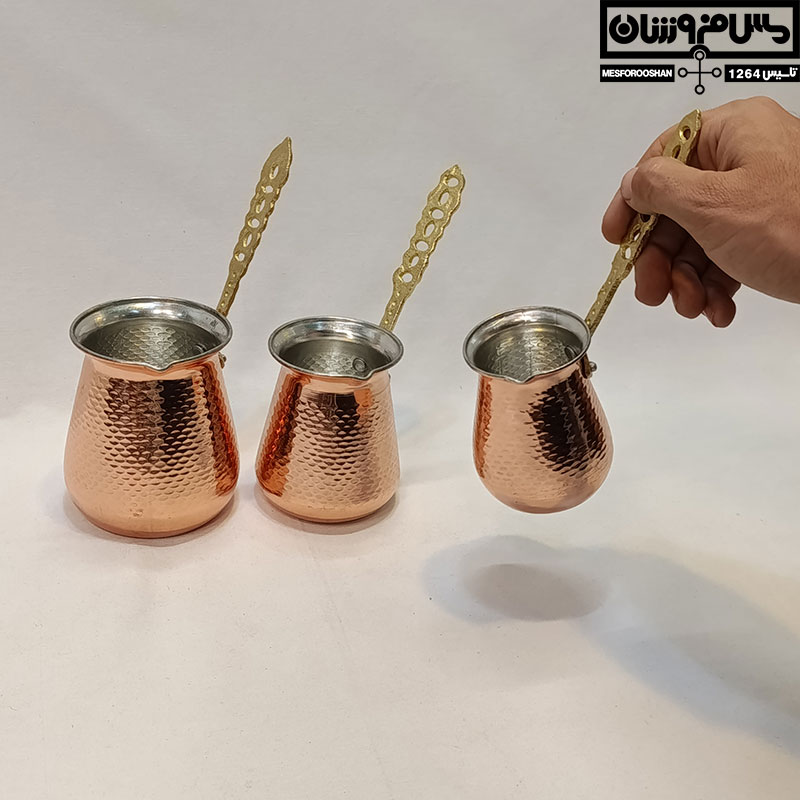 قهوه جوش مسی مدل مانینا (8) قهوه جوش مسی مدل مانینا 8 |