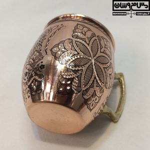 لیوان مسی الماس تراش مدل شیکول سایز 2 16 |