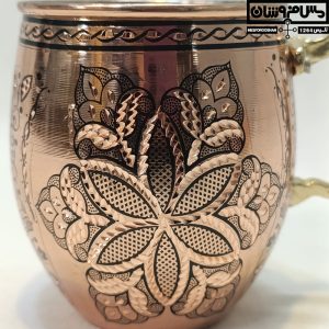 لیوان مسی الماس تراش مدل شیکول سایز 2 19 |