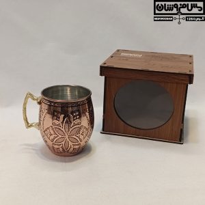 لیوان مسی الماس تراش مدل شیکول سایز 2 24 |