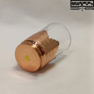 لیوان گالش مس و شیشه سایز 1 مدل ستار 19 |